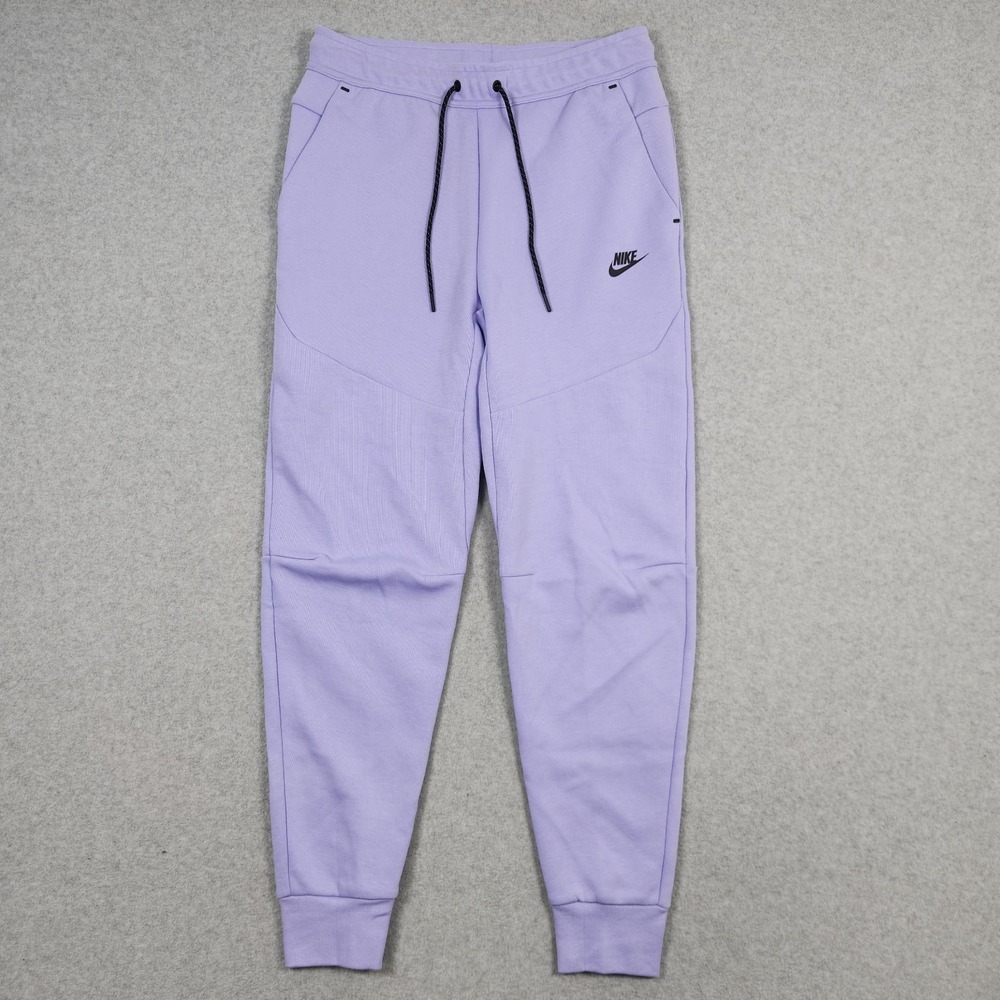 Nike Tech Fleece Joggers Pants Mens Small Light Thistle Purple CU4495 569 - Picture 2 of 11